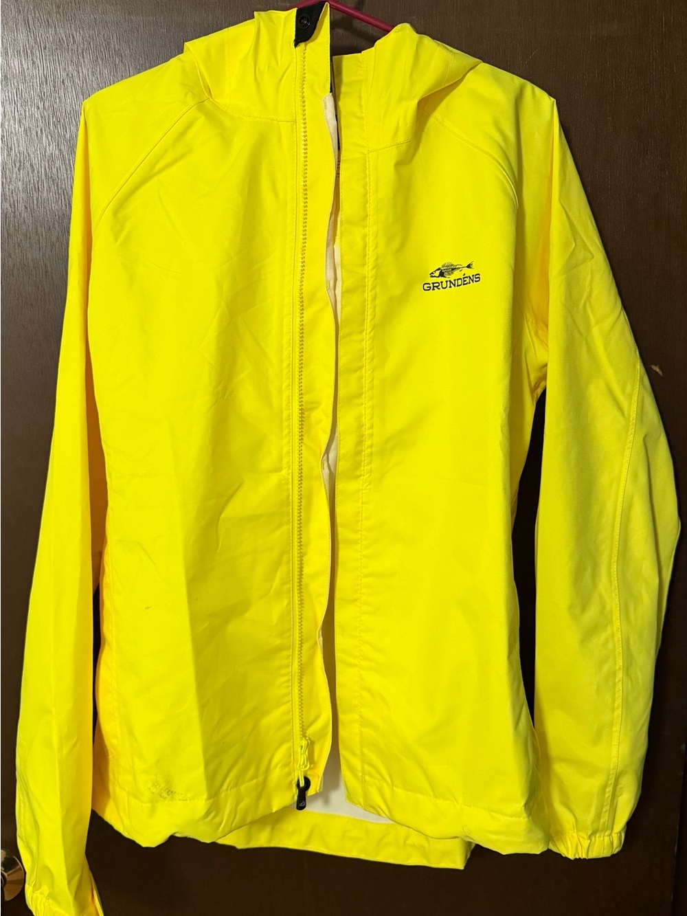 Grundéns Men's Yellow Waterproof Raincoat